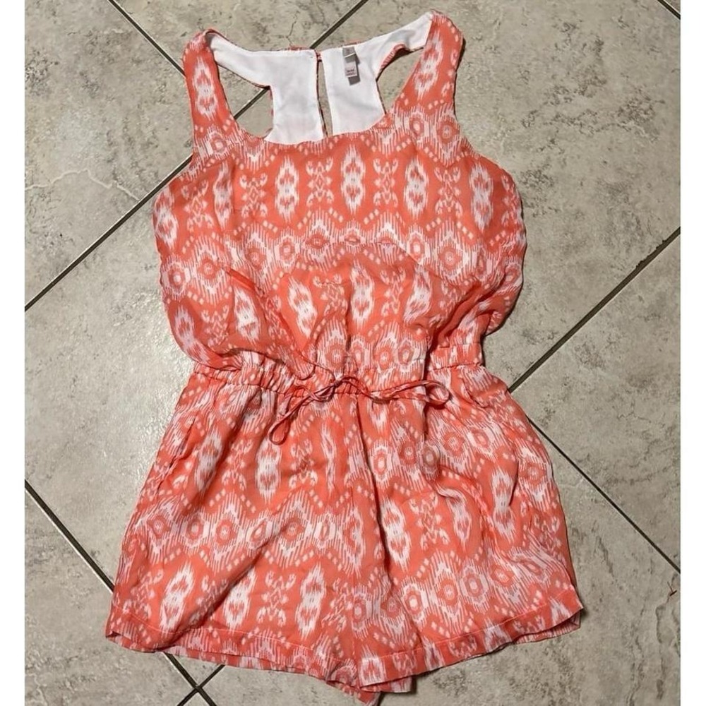 Xhilaration Y2K Aztec print short romper size medium‎